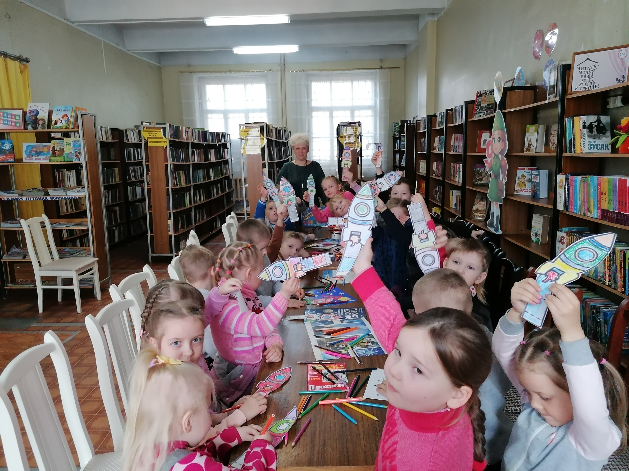 Увлекательный мастер-класс, посвящённый Дню космонавтики.