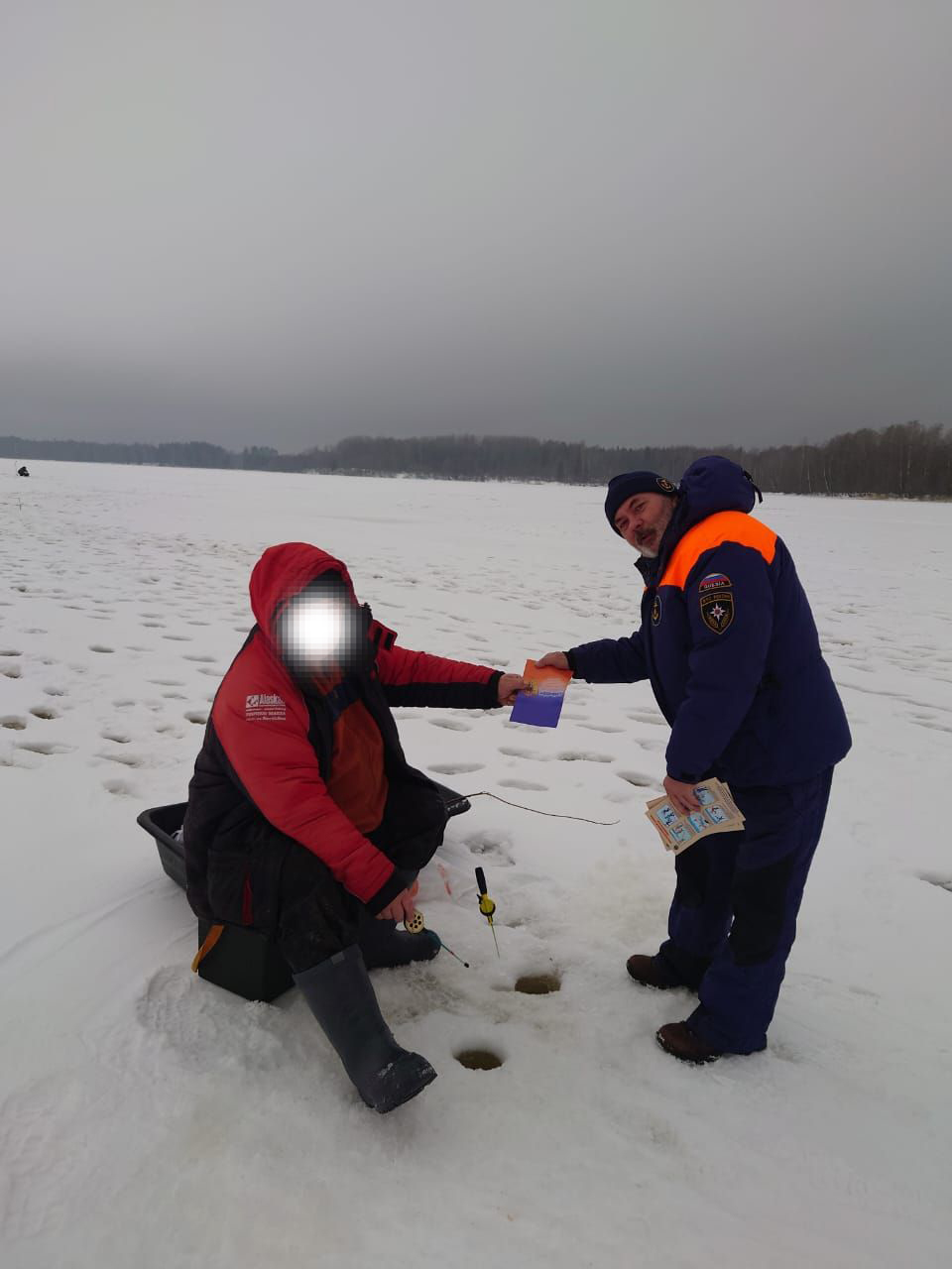 Рейд по водным объектам Окуловского района.