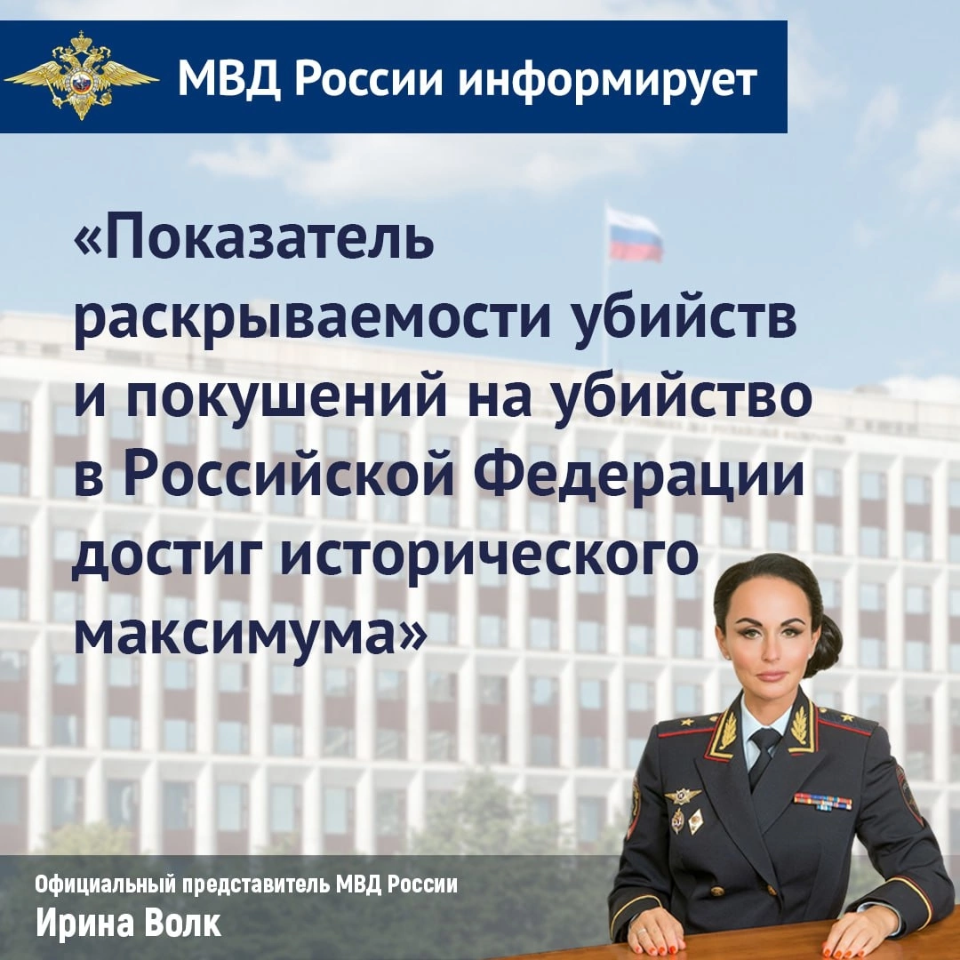 Раскрываемость убийств.