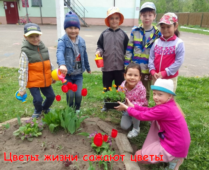 Акция «Цветы жизни сажают цветы». Акция «Цветы жизни сажают цветы».