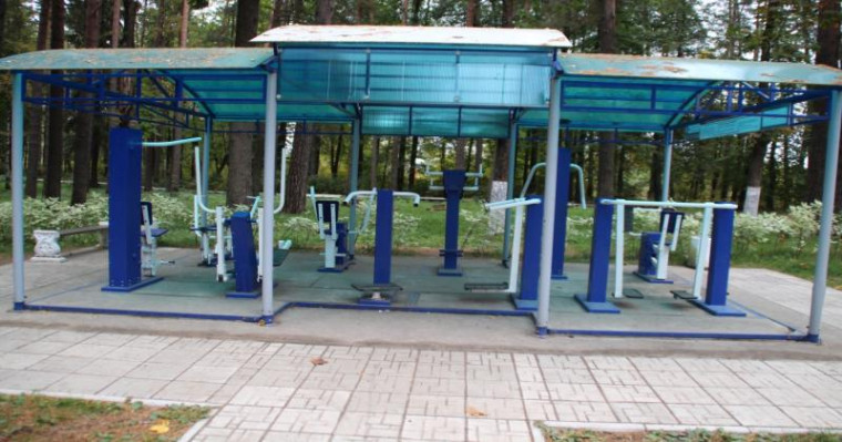 Площадка для подготовки к ГТО в посёлке Кулотино.. Площадка для подготовки к ГТО в посёлке Кулотино..